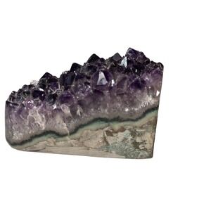 Amethyst Crystal Geode 1lb 5oz  Lapidary Rock Hounding Jewelry Making‎